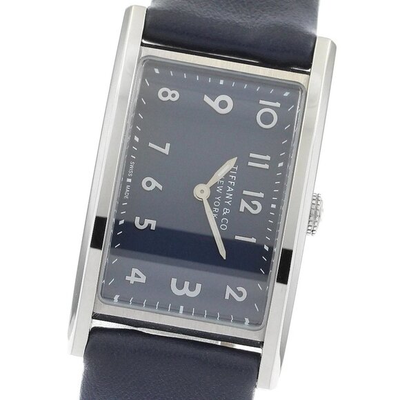 TIFFANY & Co. East West Mini 34677344 Navy Dial Quartz Ladies Watch_897326 - Picture 5 of 6